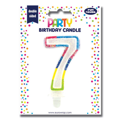 Picture of BIRTHDAY CANDLE NUMBER 7